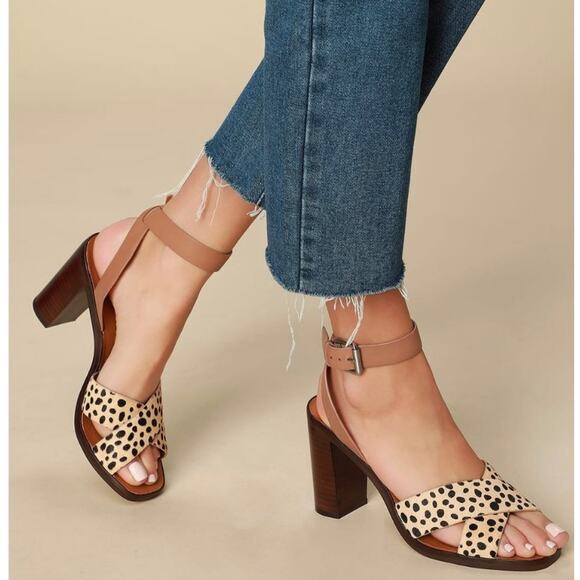 Dolce Vita Shoes - Dolce Vita Nala Block Heel Leather Sandals Size 6